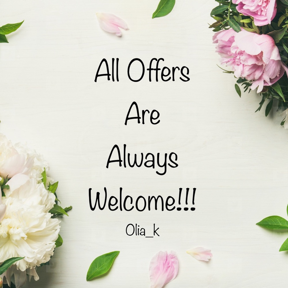 Offers Always Welcome!!